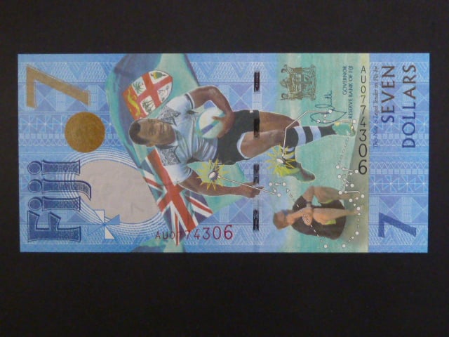 FIDŽI, 7 Dollars 2017, BNB. B531a, Pi. 120