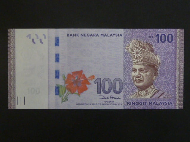 MALAJSIE, 100 Ringgit 2012, BNB. B153a, Pi.56
