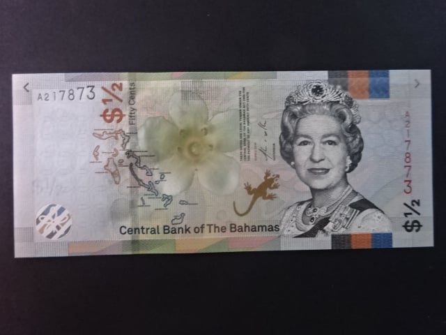 BAHAMY, 1/2 Dollar 2019, BNB. B348a