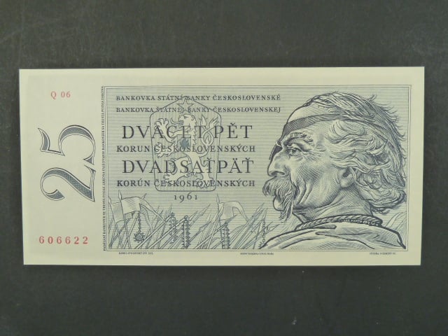25 Kčs 1961 s. Q 06