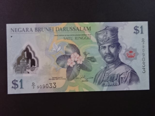 BRUNEJ, 1 Dollar 2011, BNB. B301a, Pi. 33