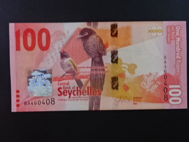 SEYCHELY, 100 Rupees 2016, BNB. B421a, Pi. 50