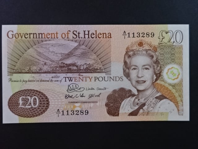 SVATÁ HELENA, 20 Pounds 2004, BNB. B309a, Pi. 13