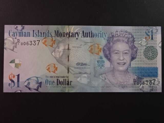KAJMANSKÉ OSTROVY, 1 Dollar 2010, BNB. B218a, Pi. 38