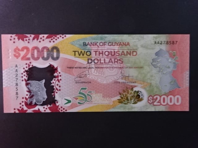 GUYANA, 2000 Dollars 2022, BNB. B121a