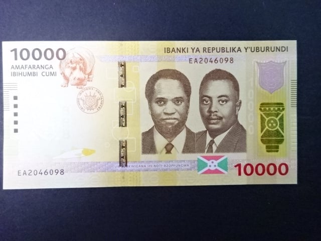 BURUNDI, 10.000 Francs 2018, BNB. B240b