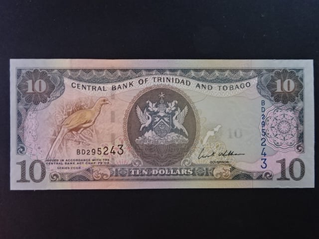 TRINIDAD A TOBAGO, 10 Dollars 2006, BNB. B223a, Pi. 48