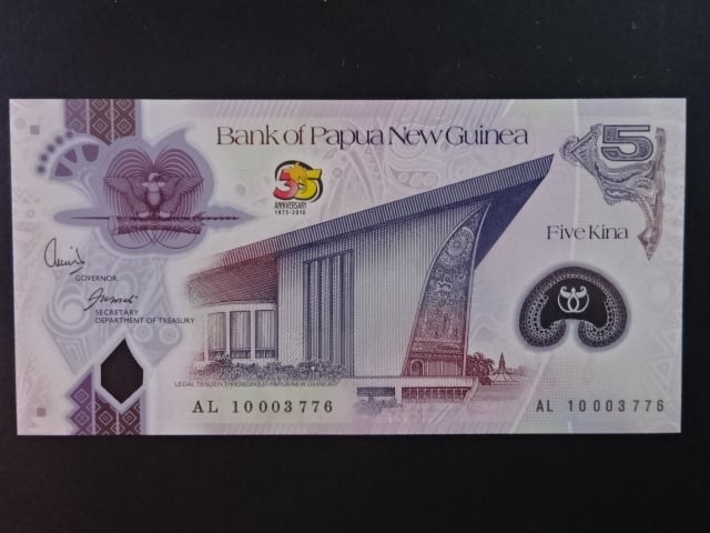 PAPUA NOVÁ GUINEA, 5 Kina 2010, BNB. B144a, Pi. 39
