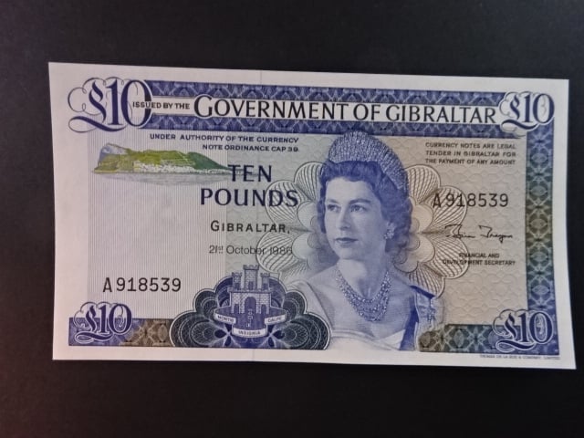 10 Pounds 1986, BNB. B120b, Pi. 22