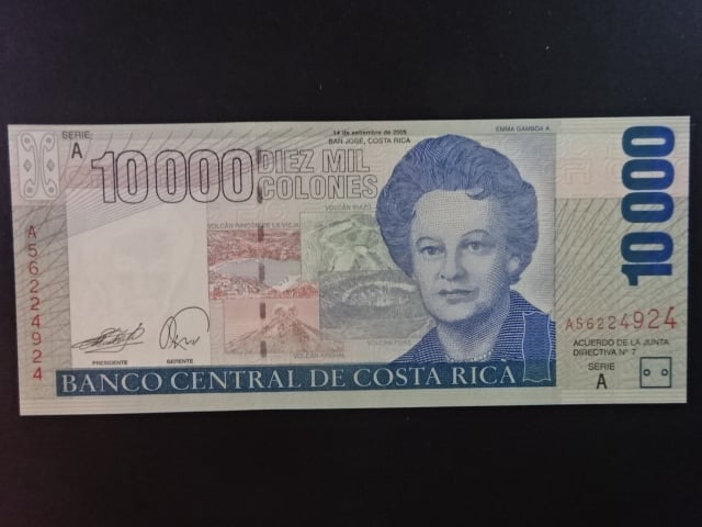 KOSTARIKA, 10000 Colones 2005, BNB. B551d, Pi. 267