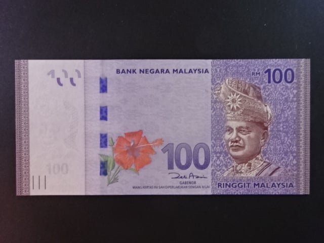 MALAJSIE, 100 Ringgit 2012, BNB. B153a, Pi.56