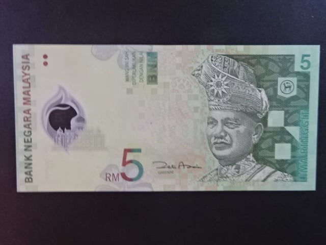 MALAJSIE, 5 Ringgit 2004, BNB. B145a, Pi.47