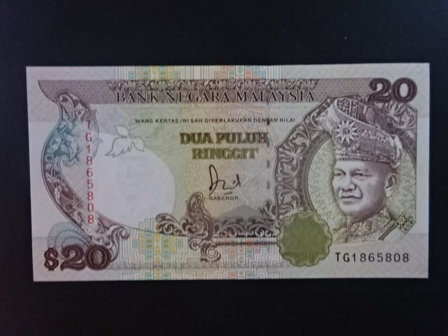 MALAJSIE, 20 Ringgit 1989, BNB. B130a, Pi.30