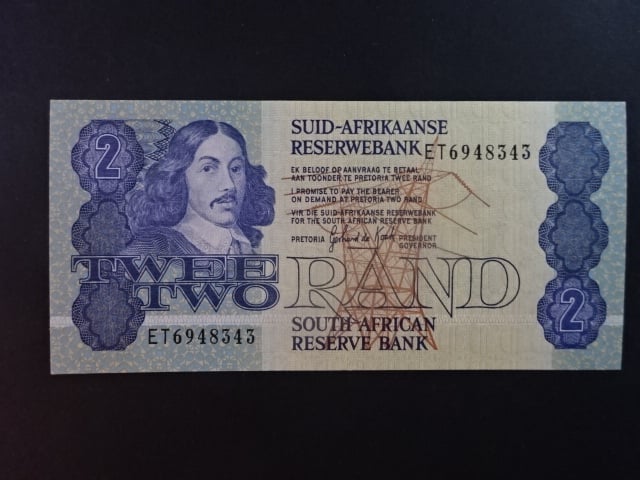 JIŽNÍ AFRIKA, 2 Rand 1989, BNB. B747d, Pi. 119