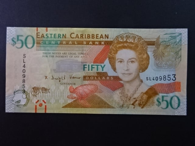 VÝCHODOKARIBSKÉ STÁTY, 50 Dollars 2012, BNB. B238a, Pi. 54