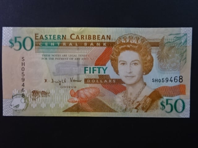 VÝCHODOKARIBSKÉ STÁTY, 50 Dollars 2008, BNB. B234a, Pi. 50