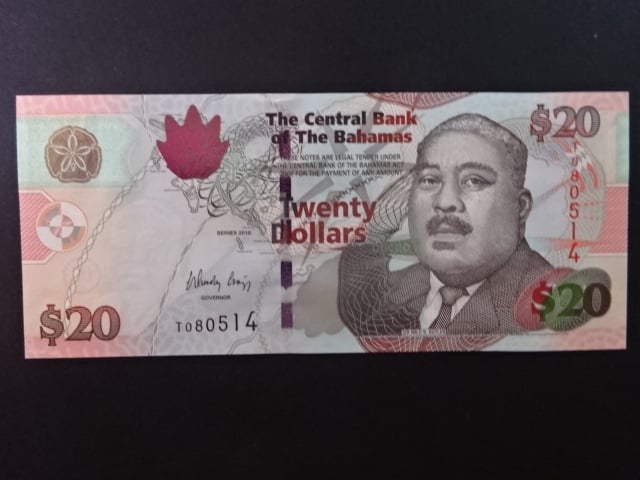 BAHAMY, 20 Dollars 2010, BNB. B346a, Pi. 74A