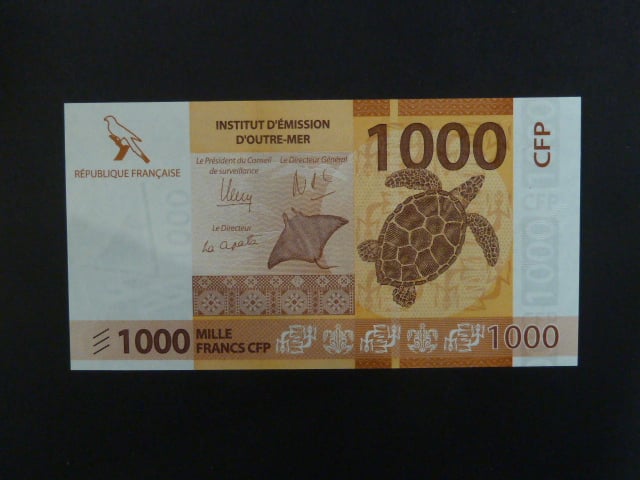 FRANCOUZSKÝ PACIFIK, 1000 Francs 2014, BNB. B106a, Pi. 6