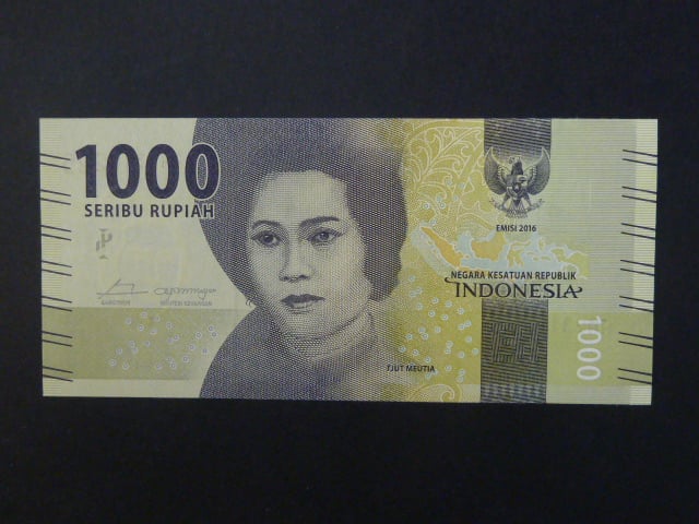 INDONÉZIE, 1000 Rupiah 2016, BNB. B609a, Pi. 154