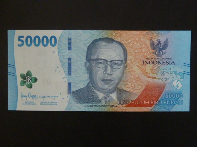 INDONÉZIE, 50000 Rupiah 2022, BNB. B622a