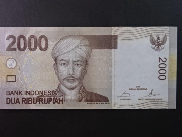 INDONÉZIE, 2000 Rupiah 2015, BNB. B598g, Pi. 148