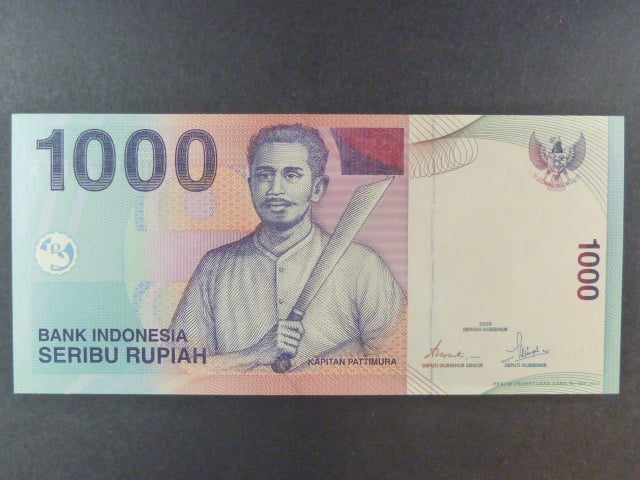 INDONÉZIE, 1000 Rupiah 2000, BNB. B597a, Pi. 141