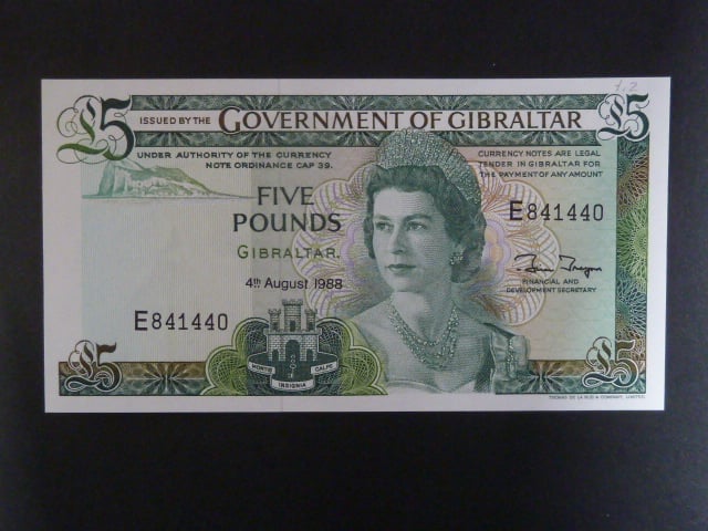 5 Pounds 1988, BNB. B119b, Pi. 21