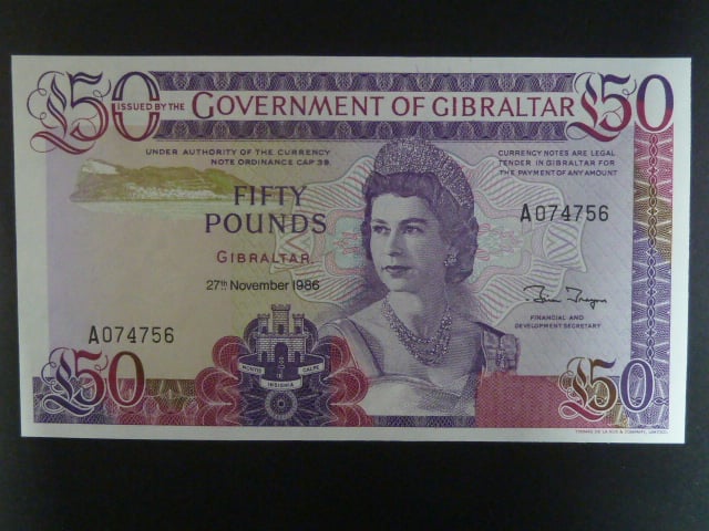 50 Pounds 1986, BNB. B122a, Pi. 24