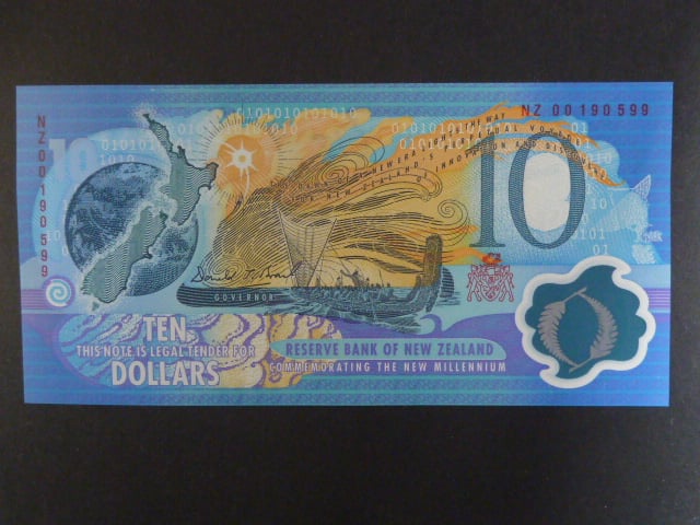 NOVÝ ZÉLAND, 10 Dollars 2000, BNB. 104a, Pi. 190b