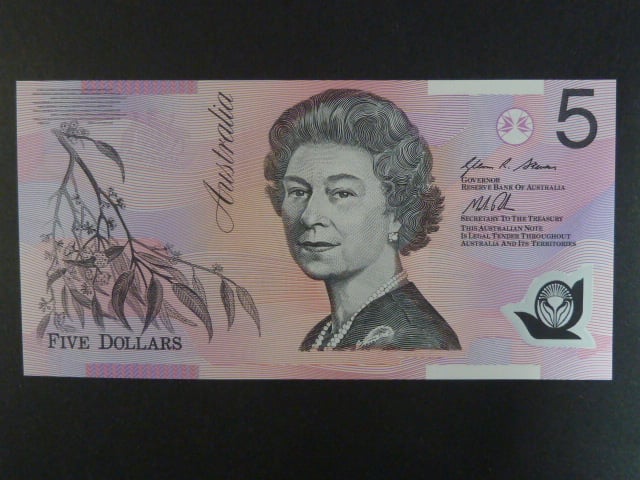 AUSTRÁLIE, 5 Dollars 2012, BNB. B225g, Pi. 57