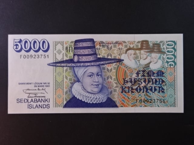 5000 Krónur 1961, sign. 16, BNB B813c, Pi. 53