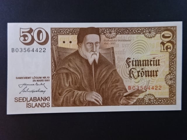50 Krónur 1961, sign. 13b, BNB B808d, Pi. 49