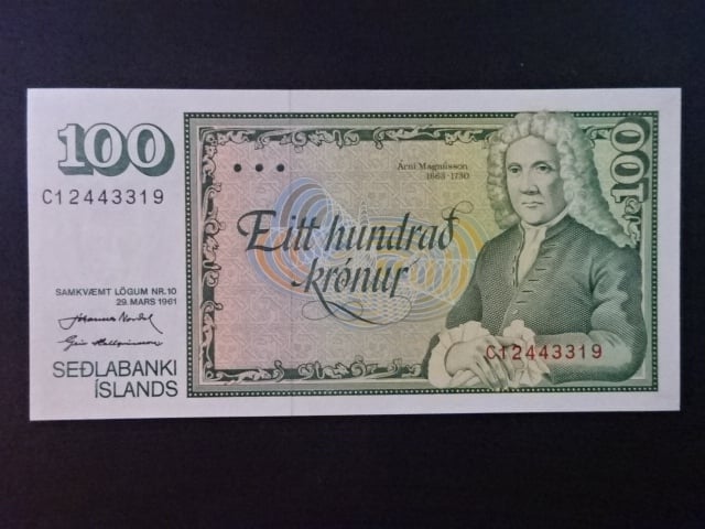 100 Krónur 1961, sign. 18, BNB B809i, Pi. 54