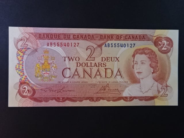 KANADA, 2 Dollars 1974, BNB. B349a, Pi. 86