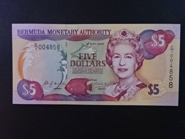 BERMUDY, 5 Dollars 2000, BNB. B223a, Pi. 51