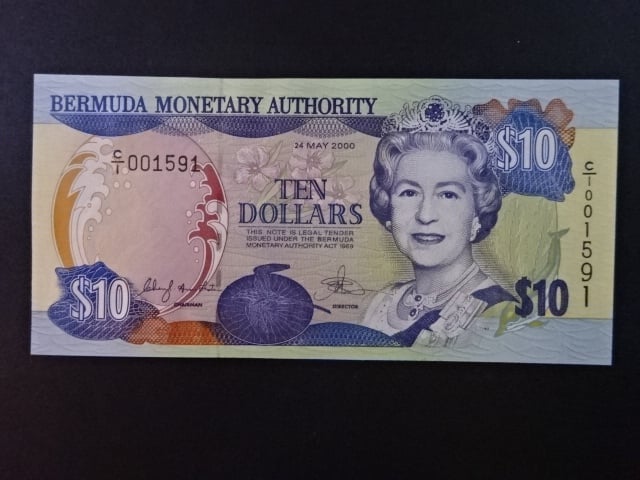 BERMUDY, 10 Dollars 2000, BNB. B224a, Pi. 52