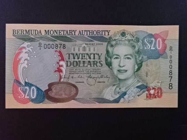 BERMUDY, 20 Dollars 2000, BNB. B225a, Pi. 53