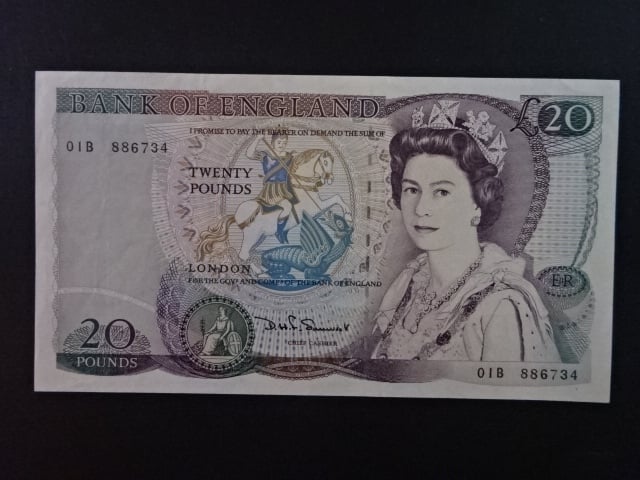20 Pounds 1984, BNB. B188a, Pi. 380c