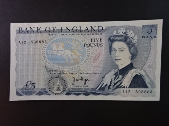 5 Pounds 1971, BNB. B185a, Pi. 378b