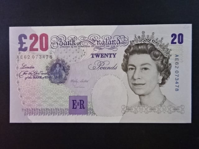 20 Pounds 1999, BNB. B200a, Pi. 390a