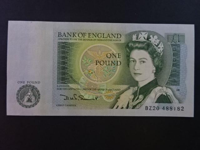 1 Pound 1981, BNB. 184a, Pi. 377b