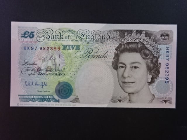 5 Pounds 1991, BNB. 192a, Pi. 382A