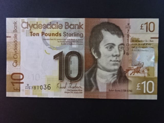 Clydesdale Bank, 10 Pounds 2009, BNB. B1174a, Pi. 229J