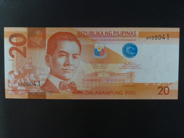 FILIPÍNY, 20 Piso 2010, BNB. B1077a, Pi. 206