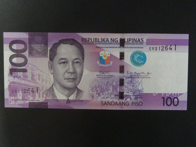 FILIPÍNY, 100 Piso 2019 sign.15, BNB. B1086e