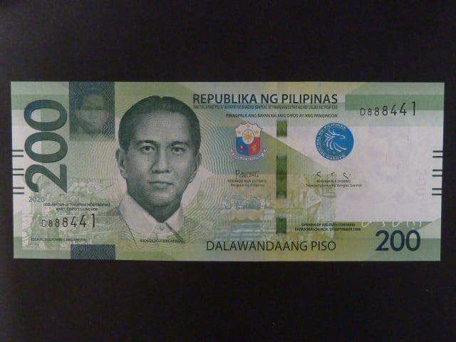 FILIPÍNY, 200 Piso 2020, BNB. B1092a