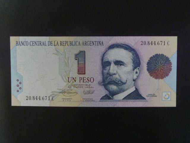 ARGENTINA, 1 Peso 1993, BNB. B392b, Pi. 339