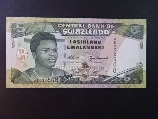 SWAZILAND, 5 Emalangeni 1995, BNB. B218c, Pi. 23