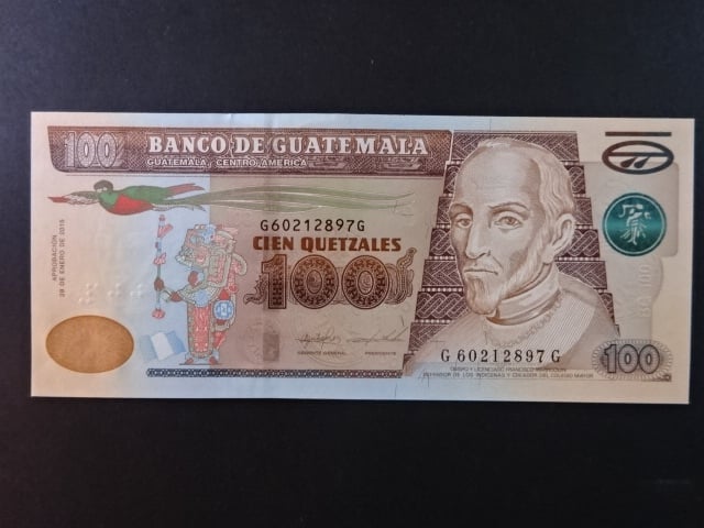 GUATEMALA, 100 Quetzales 2015, BNB. B601f, Pi. 126