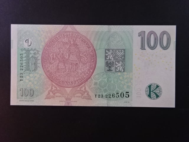 100 Kč 2018 s. Y 23